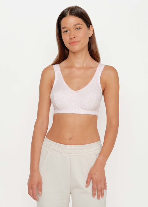 SUSA BH ohne Bügel 8053 rose-weiß
