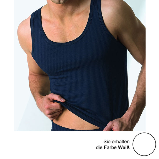 AMMANN Athletic-Shirt, Serie Cotton & More, weiß