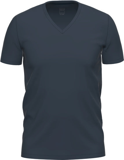 AMMANN Organic Close to you V-Shirt 1/2 Arm nightblue