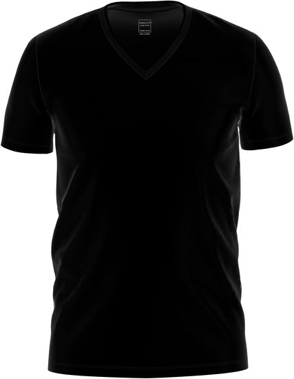AMMANN Organic Close to you V-Shirt 1/2 Arm schwarz