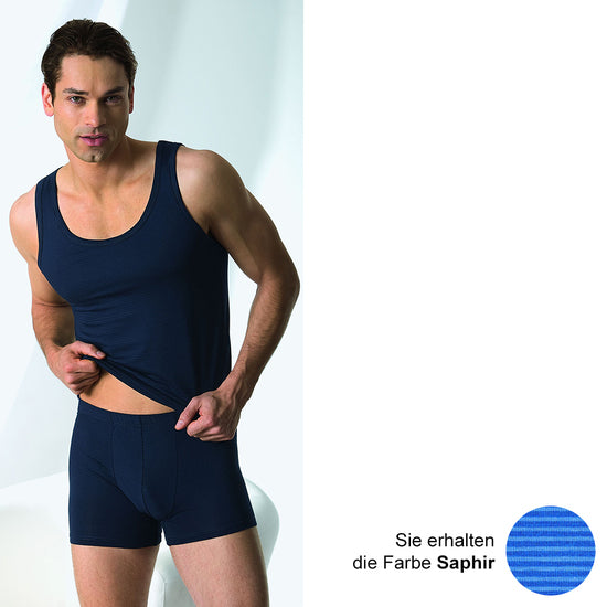 AMMANN Retro-Short, Serie Cotton & More, saphir