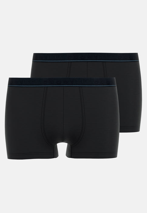 BUGATTI Pants, 2er Pack schwarz-dunkel-uni