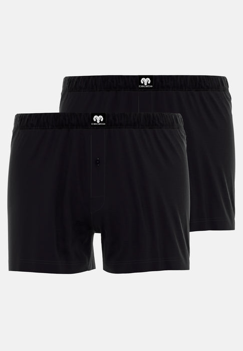 CECEBA Shorts 2er Pack black