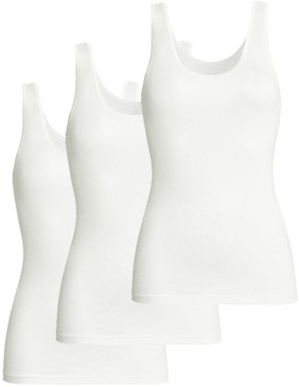 conta Damen Achselhemd Ecru 3-er Pack