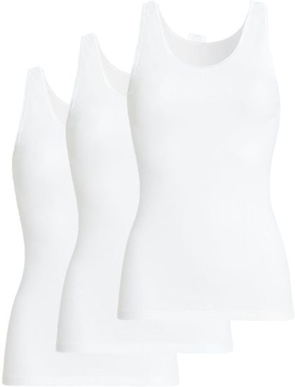 conta Damen Achselhemd weiß 3-er Pack