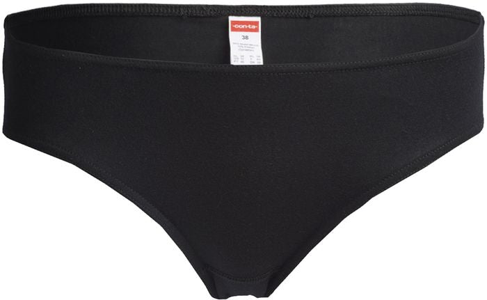 conta Damen Bikinislip Schwarz 1-er Pack