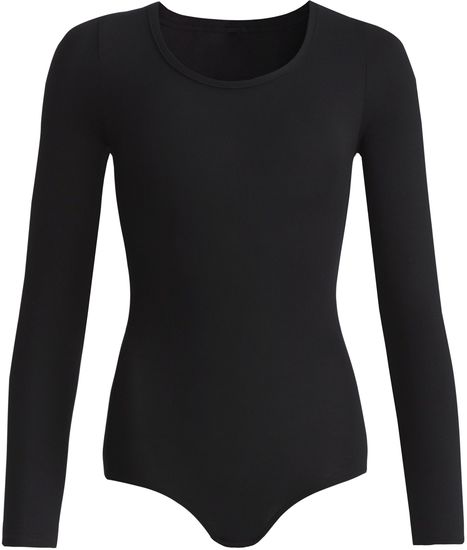 conta Damen Langarm Body Schwarz 1-er Pack