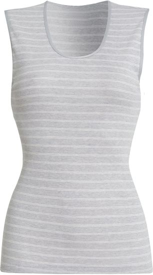 conta Damen Shirt ohne Arm sterling geringelt 1-er Pack