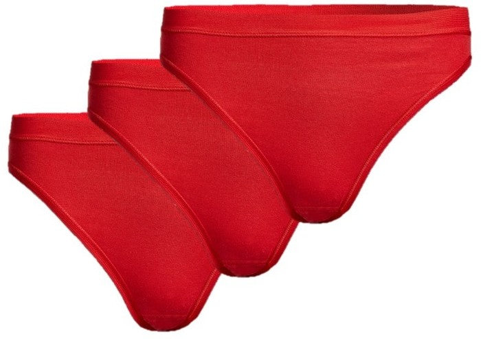 conta Damen Slip mini Rot 3-er Pack