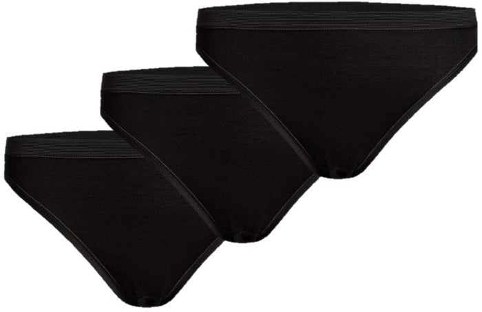 conta Damen Slip mini Schwarz 3-er Pack