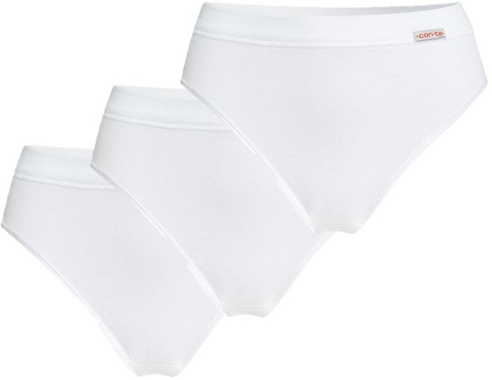 conta Damen Sportslip weiß 3-er Pack
