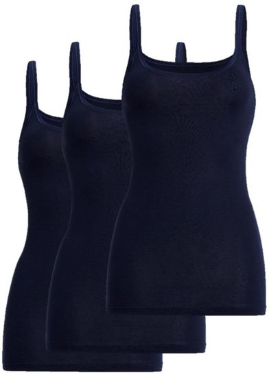 conta Damen Trägerhemd Marine 3-er Pack