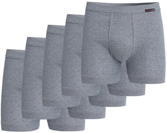 conta Herren Hose kurz mit Eingriff Jeansblau 5-er Pack