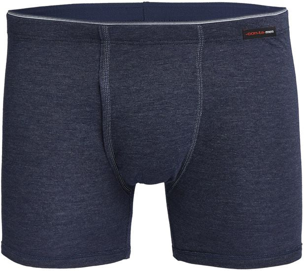 conta Herren Hose kurz mit Eingriff Marine geringelt 1-er Pack
