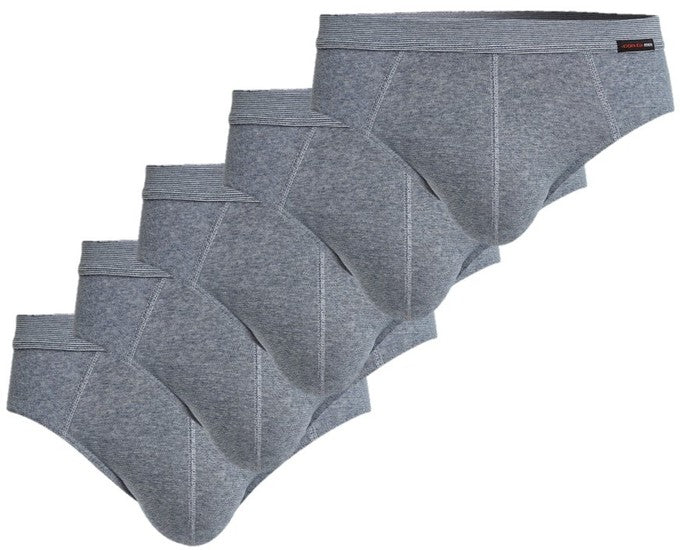 conta Herren Sportslip ohne Eingriff Jeansblau 5-er Pack