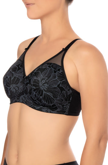 Felina Vision Bloom Molding-BH ohne Bügel Black Bloom