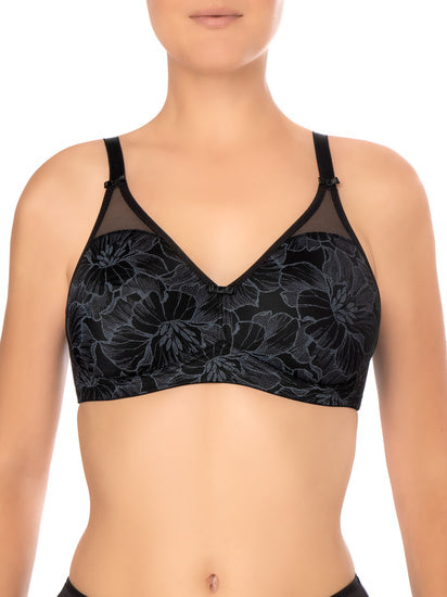 Felina Vision Bloom Molding-BH ohne Bügel Black Bloom