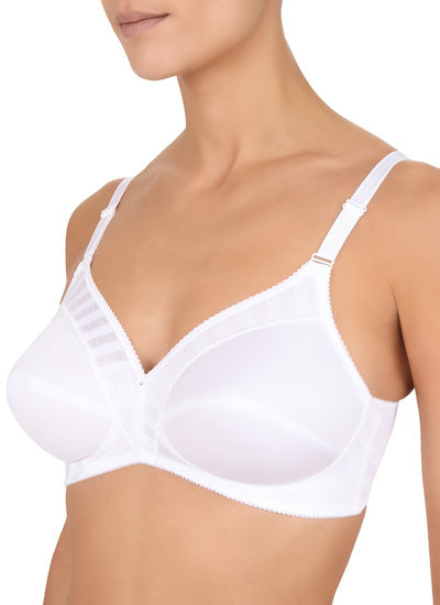 Felina Weftloc BH ohne Bügel Weiß