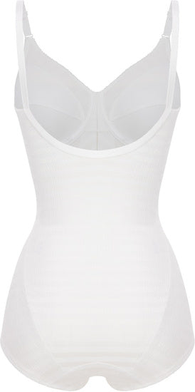 Felina Weftloc Einteiler ohne Bügel Weiß