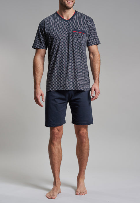 GÖTZBURG Shorty, V-Ausschnitt Navy