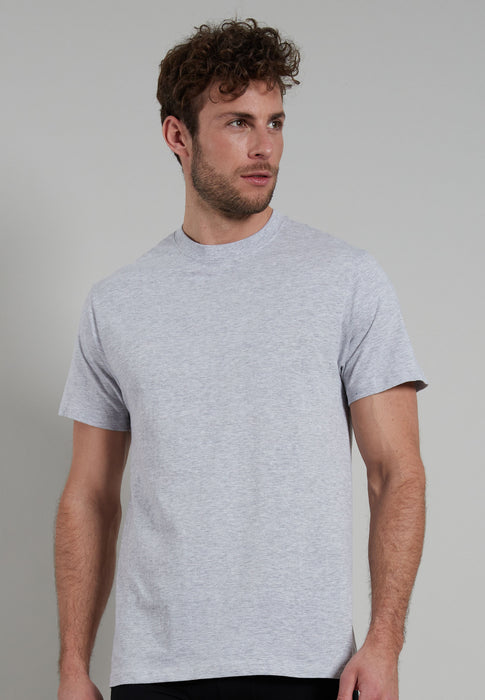 GÖTZBURG Shirt, 1/2, Rundhals 2er Pack grau-mittel-melange