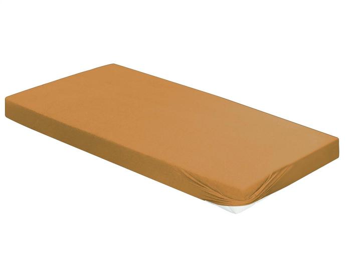 irisette Kuschel-Jersey Spannbetttuch Vesuv 0012 gold