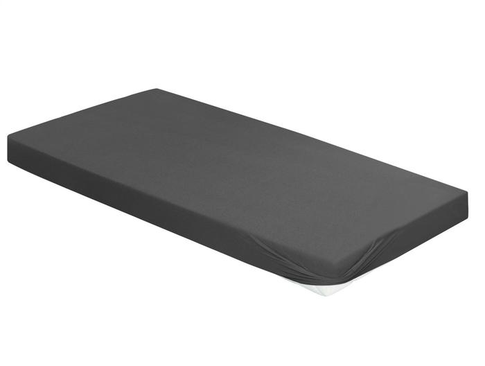 irisette Kuschel-Jersey Spannbetttuch Vesuv 0012 grafit