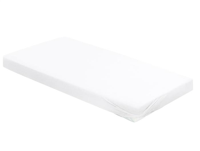 irisette Kuschel-Jersey Spannbetttuch Vesuv 0012 weiss