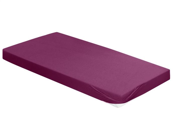 irisette Mako-Jersey Spannbetttuch Jupiter 0008 berry