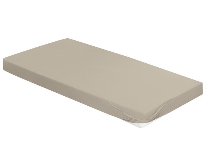 irisette Mako-Jersey Spannbetttuch Jupiter 0008 kiesel