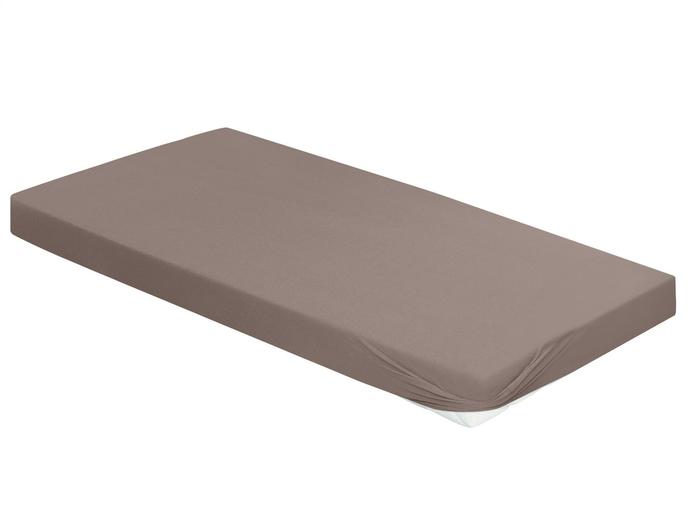 irisette Mako-Jersey Spannbetttuch Jupiter 0008 stein