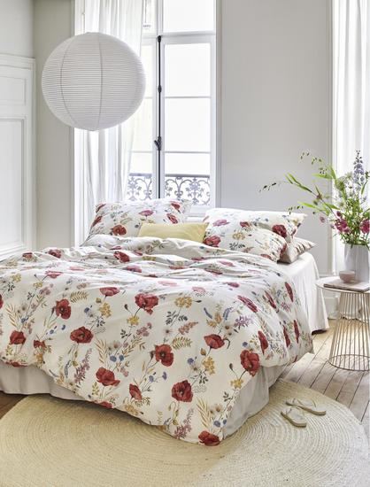 irisette Seersucker Bettwäsche Set Easy 8519 rot
