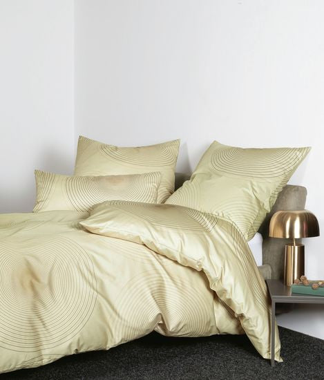 Janine Bettwäsche CARMEN S Interlock-Jersey helloliv gold 55086-06