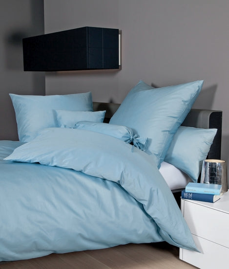 Janine Bettwäsche Colors Mako-Satin perlblau 31001-32