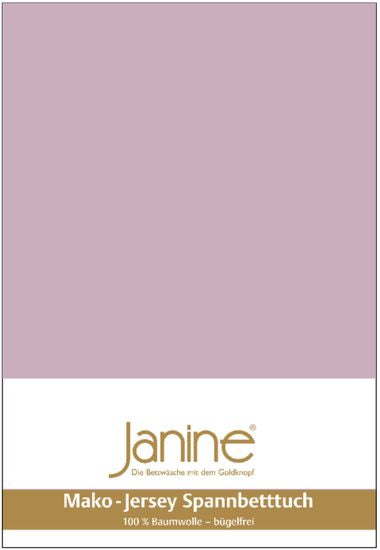 Janine Spannbetttuch MAKO-FEINJERSEY Mako-Feinjersey altrosé 5007-21