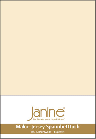 Janine Bettwäsche MAKO-FEINJERSEY Mako-Feinjersey leinen 5007-27