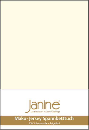 Janine Bettwäsche MAKO-FEINJERSEY Mako-Feinjersey natur 5007-07