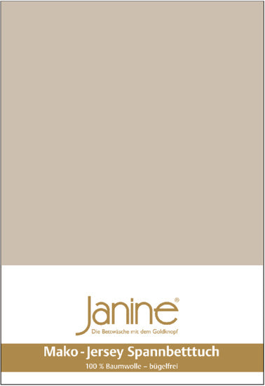 Janine Bettwäsche MAKO-FEINJERSEY Mako-Feinjersey naturell 5007-19
