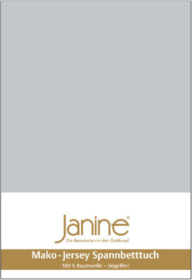 Janine Bettwäsche MAKO-FEINJERSEY Mako-Feinjersey silber 5007-18