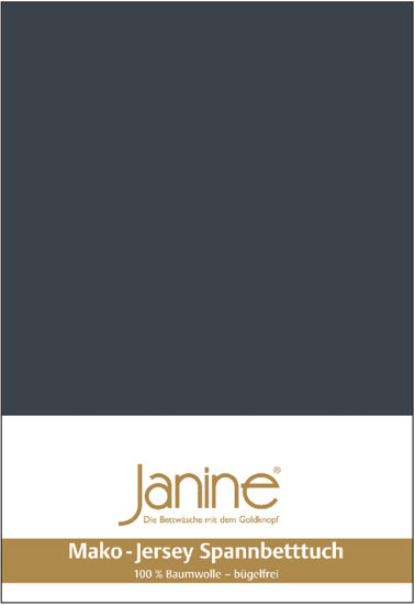 Janine Bettwäsche MAKO-FEINJERSEY Mako-Feinjersey titan 5007-78