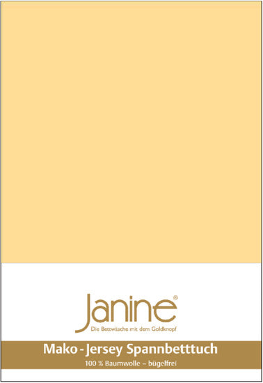 Janine Bettwäsche MAKO-FEINJERSEY Mako-Feinjersey vanille 5007-23