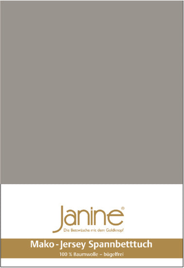 Janine Bettwäsche MAKO-FEINJERSEY Mako-Feinjersey vulkan 5007-77