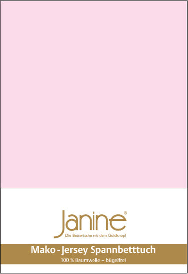 Janine Bettwäsche MAKO-FEINJERSEY Mako-Feinjersey zartrosa 5007-11