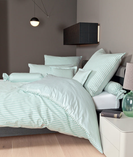 Janine Bettwäsche modernclassic Mako-Satin jadegrün 3912-16