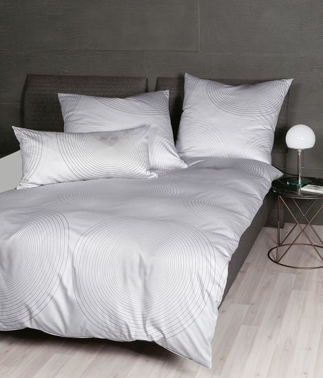 Janine Bettwäsche MILANO Mako-Satin silber platin 45086-08