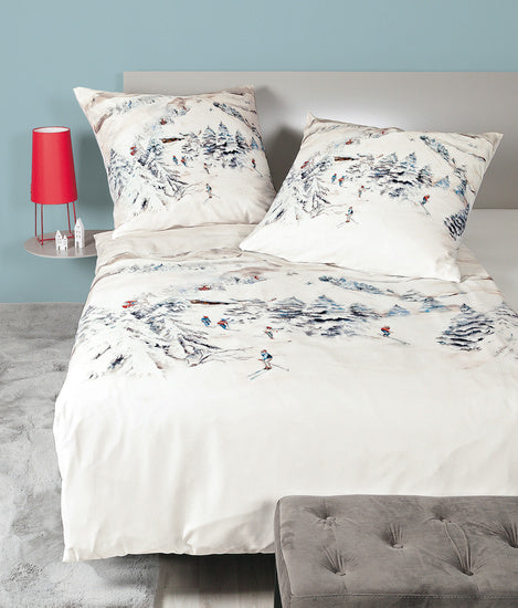 Janine Bettwäsche modern art S Mako-Satin eisblau 42114-02