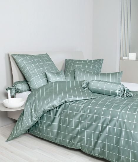 Janine Bettwäsche modernclassic Mako-Satin salbeigrün 39025-46