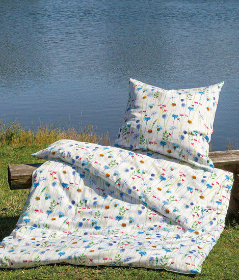 Janine Bettwäsche moments Mako-Satin kornblumenblau 98104-02