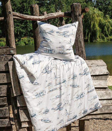 Janine Bettwäsche moments Mako-Satin seeblau 98101-02