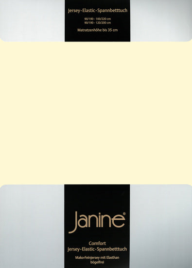 Janine Spannbetttuch ELASTIC-JERSEY Elastic-Jersey champagner 5002-17